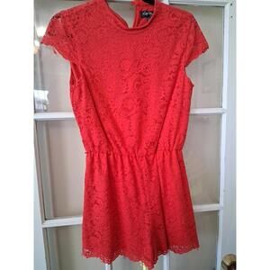 Love Reign Womens Small Red Dress Size Small Dress Elastic Waist G1
